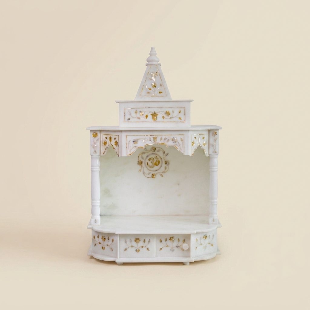 Marble Temple Golden Inlay — 21 Inches
