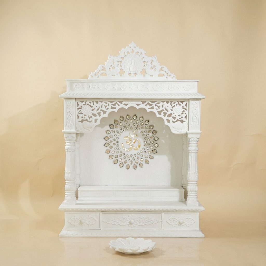 Marble Temple - Om — L-3 |B-1.5 |H-5.25