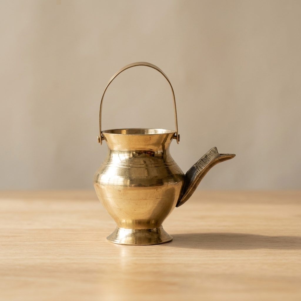 Brass Kalash (Swastik)