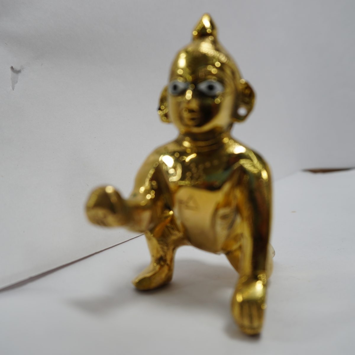 Painted Marble Shiva On Tiger Skin